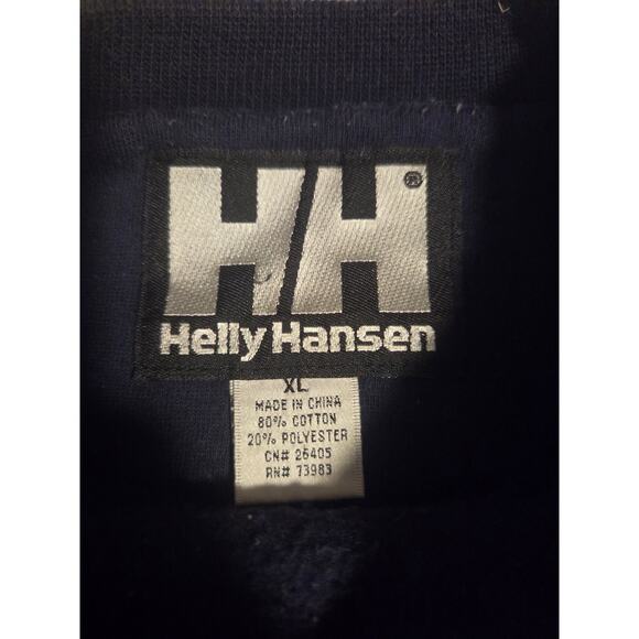 VTG Helly Hansen Pullover Sweatshirt Mens XL WuTang Rare 90s Y2K 1877 Oversized - Picture 2 of 7